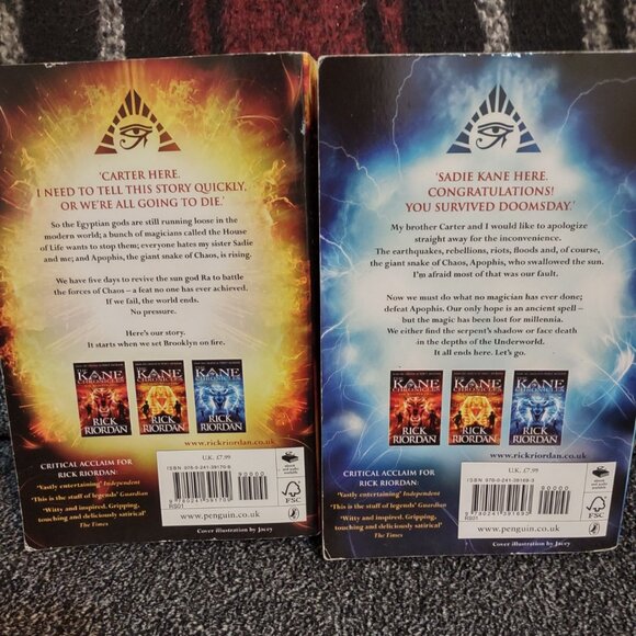 A bundle of 2 books by Rick Riordan in The Kane Chronicles series. - Picture 4 of 4
